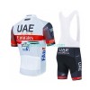 Conjunto Maillot + Culotte Corto con tirantes UAE Team Emirates 2021 N001